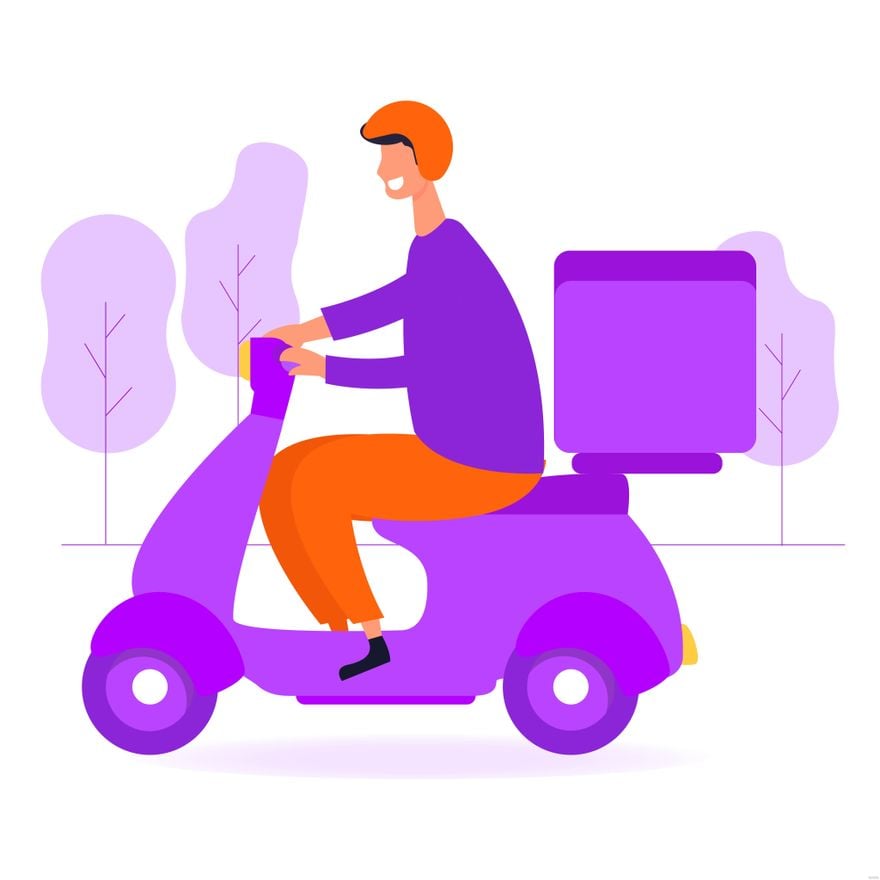 Free Delivery Man Illustration