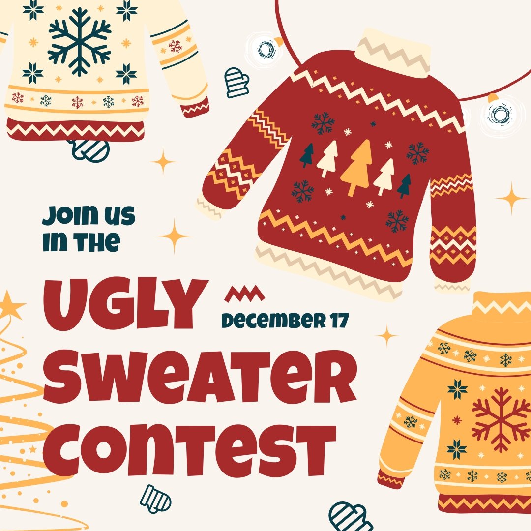 Free Ugly Sweater Contest Instagram Post Template
