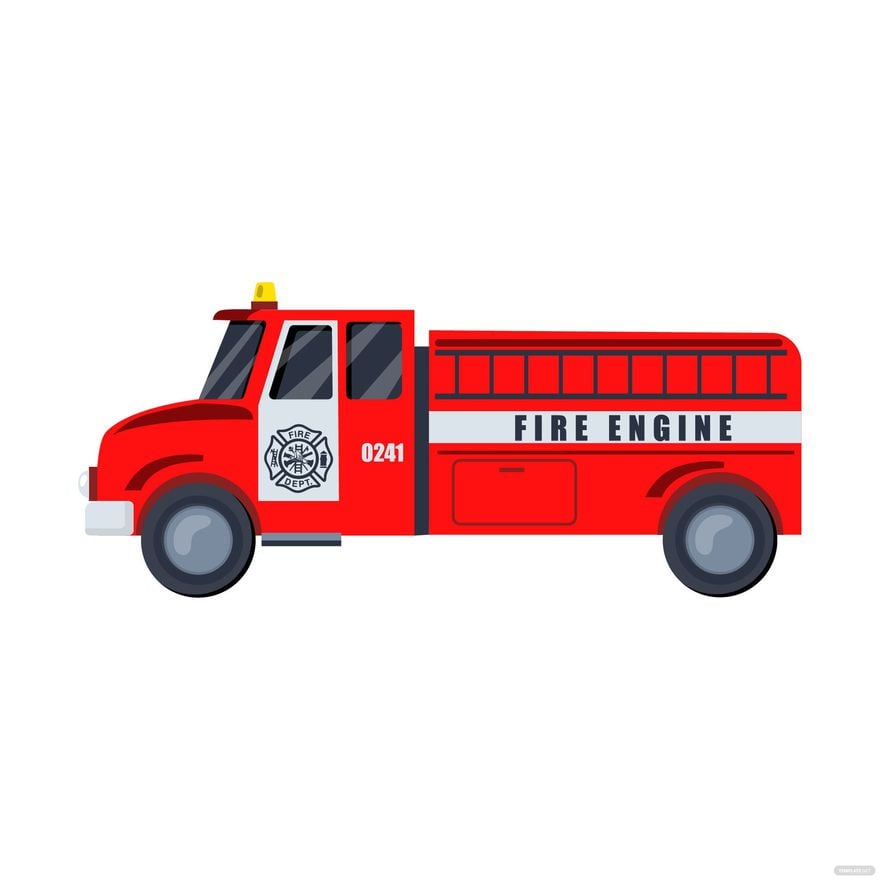 Fire Engine Vector