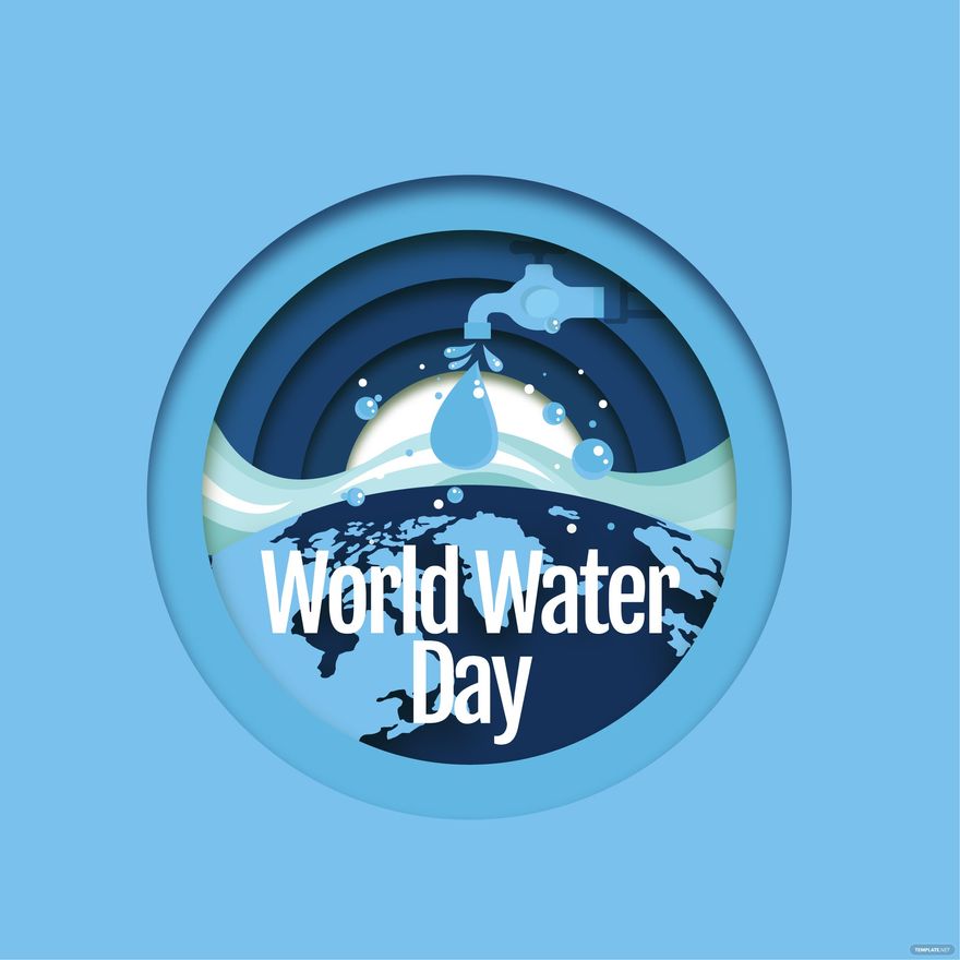 Free World Water Day Vector