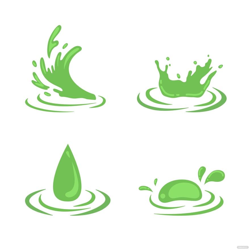Free Green Water Vector in Illustrator, EPS, SVG, JPG, PNG