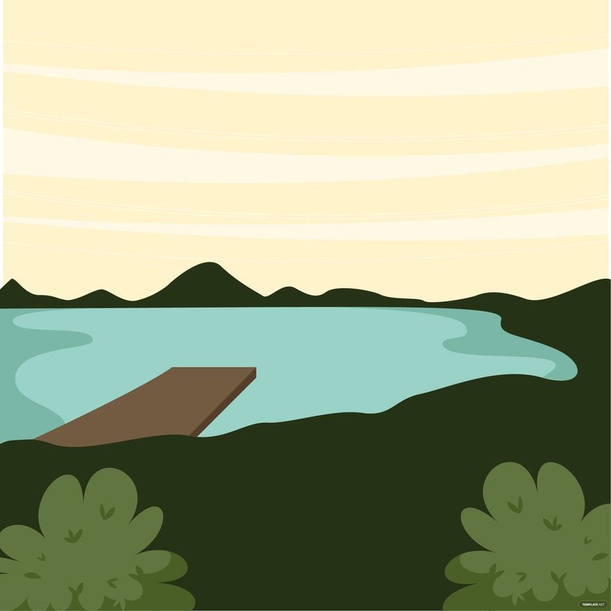 Free Lake Water Vector in Illustrator, EPS, SVG, JPG, PNG