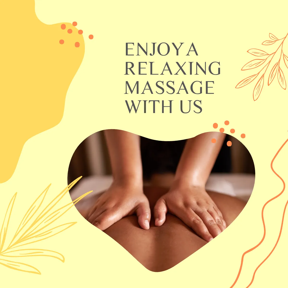 Free Massage Therapy Puzzle Post, Instagram, Facebook Template to Edit Online