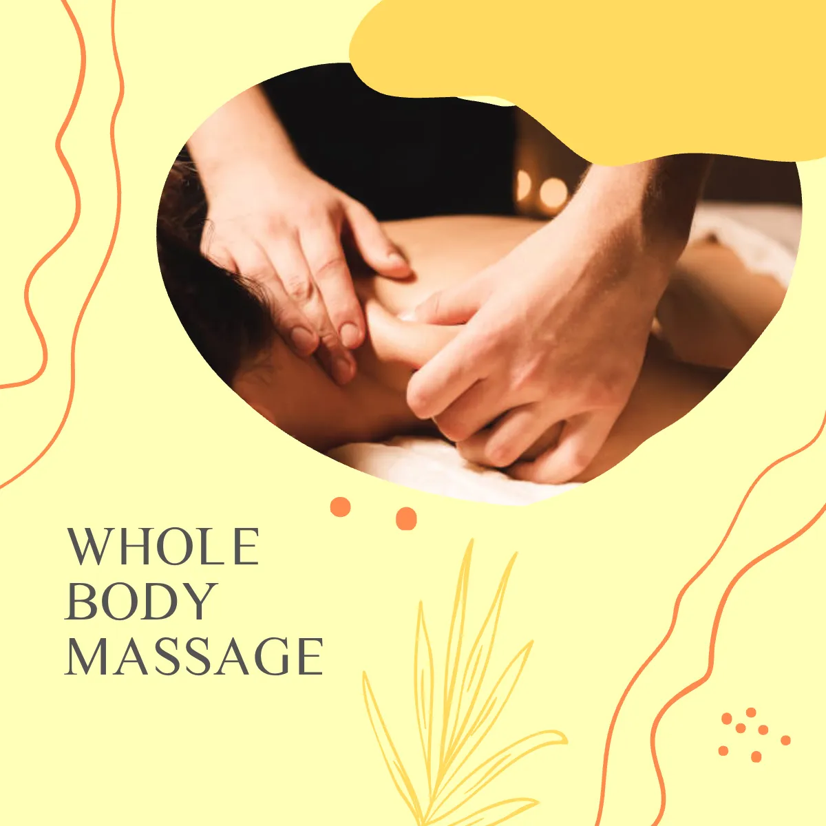 Free Massage Therapy Puzzle Post, Instagram, Facebook Template to Edit Online