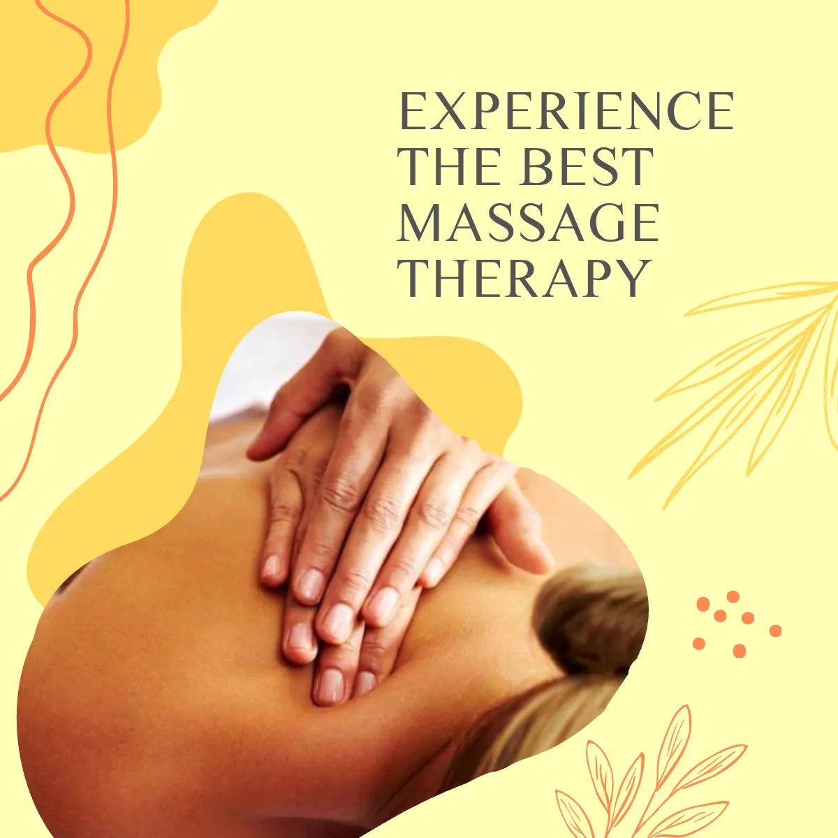 Free Massage Therapy Puzzle Post, Instagram, Facebook Template to Edit Online