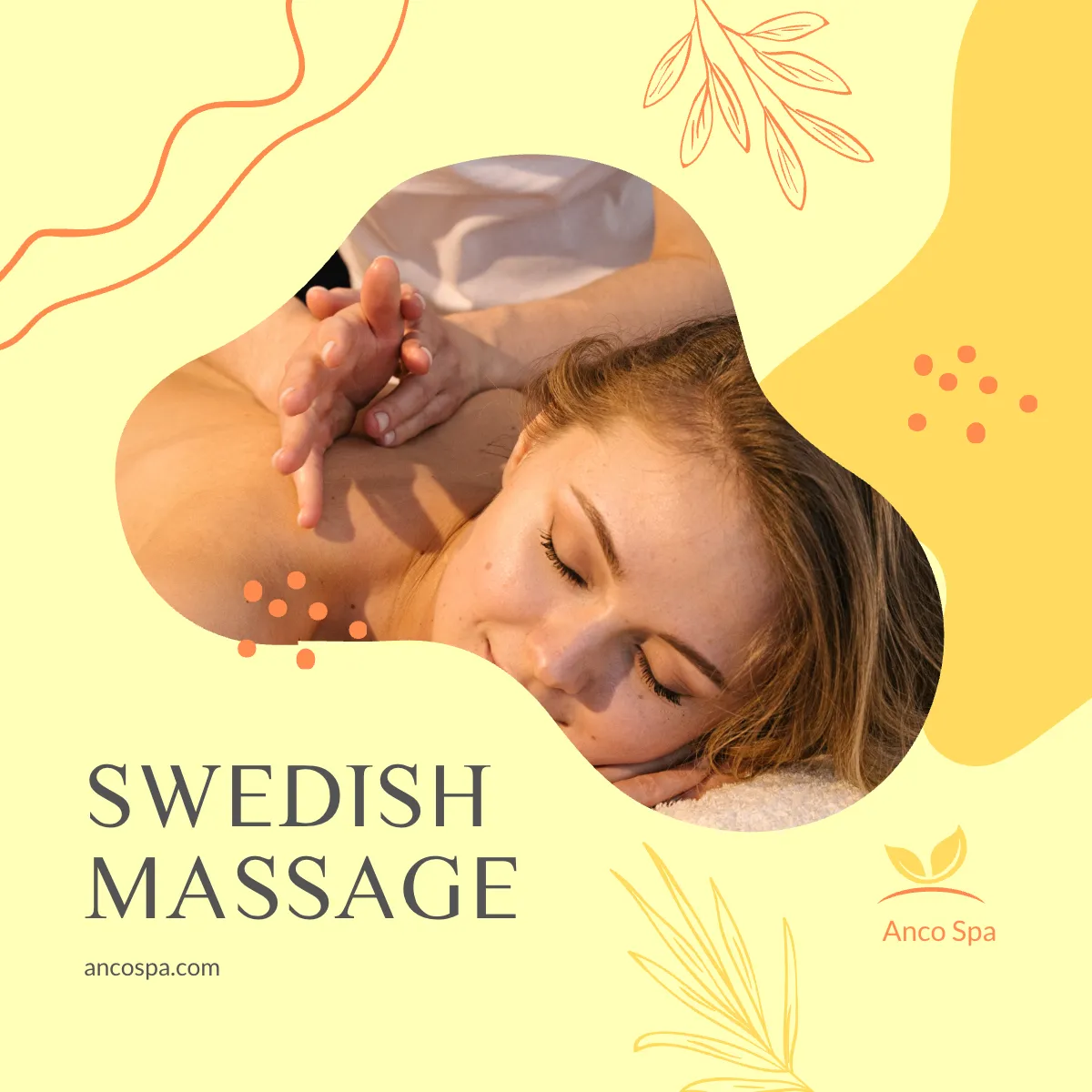 Free Massage Therapy Puzzle Post, Instagram, Facebook Template to Edit Online