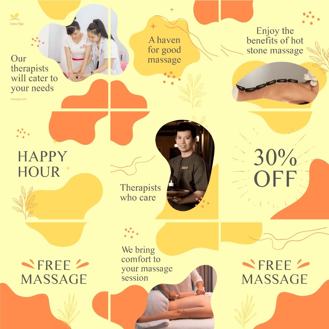 Free Massage Therapist Puzzle Post, Instagram, Facebook Template