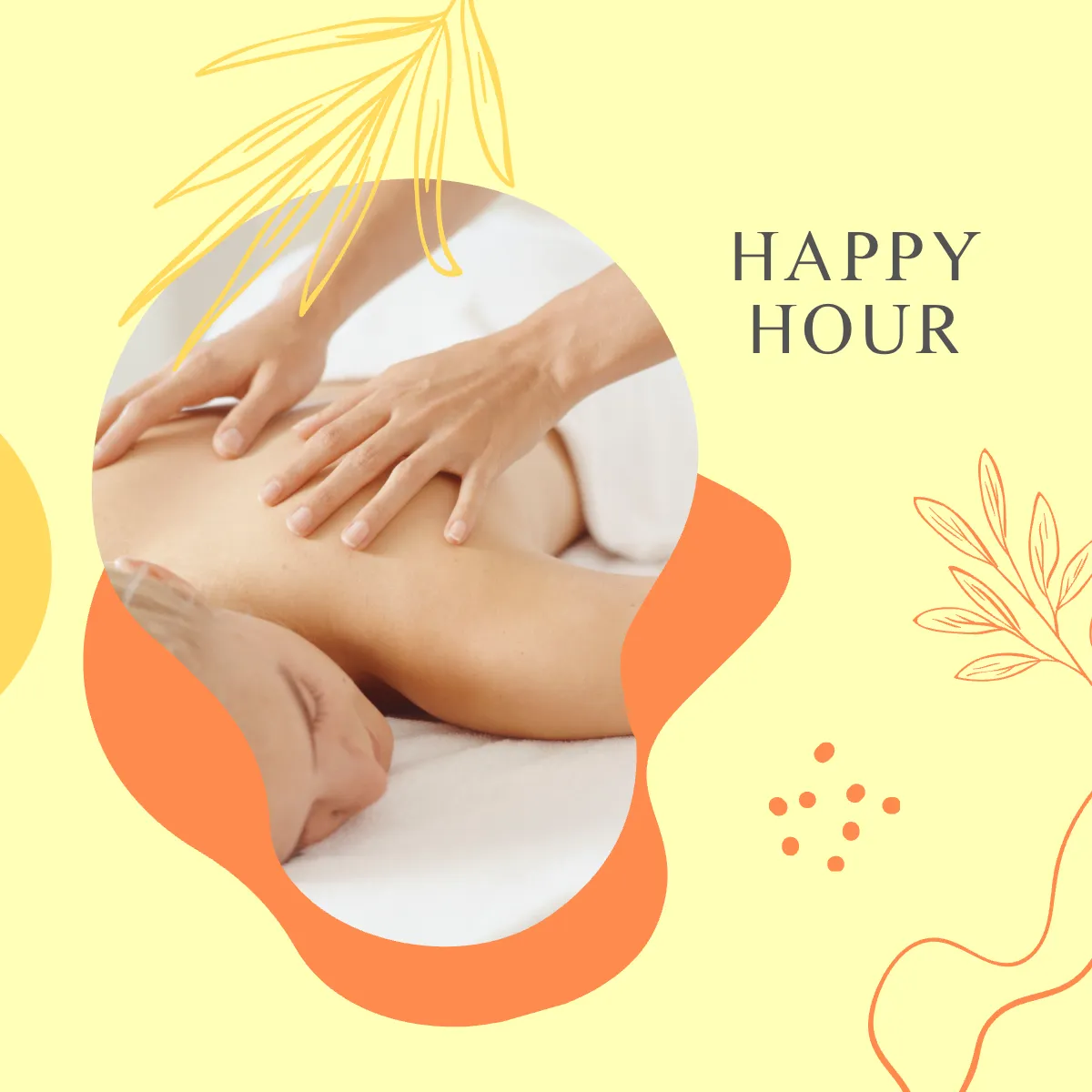 Free Massage Jigsaw Puzzle Post, Instagram, Facebook Template to Edit Online