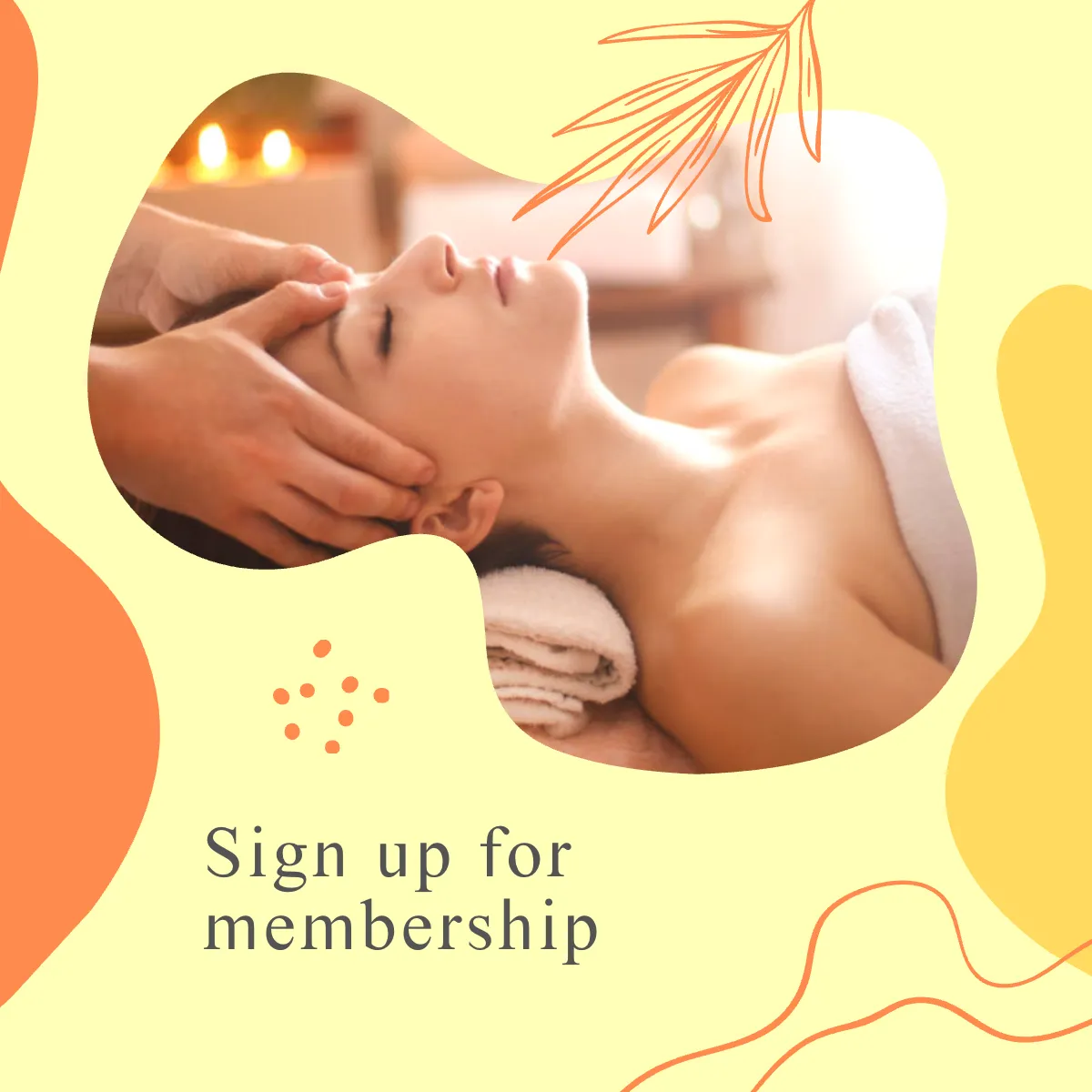 Free Massage Jigsaw Puzzle Post, Instagram, Facebook Template to Edit Online