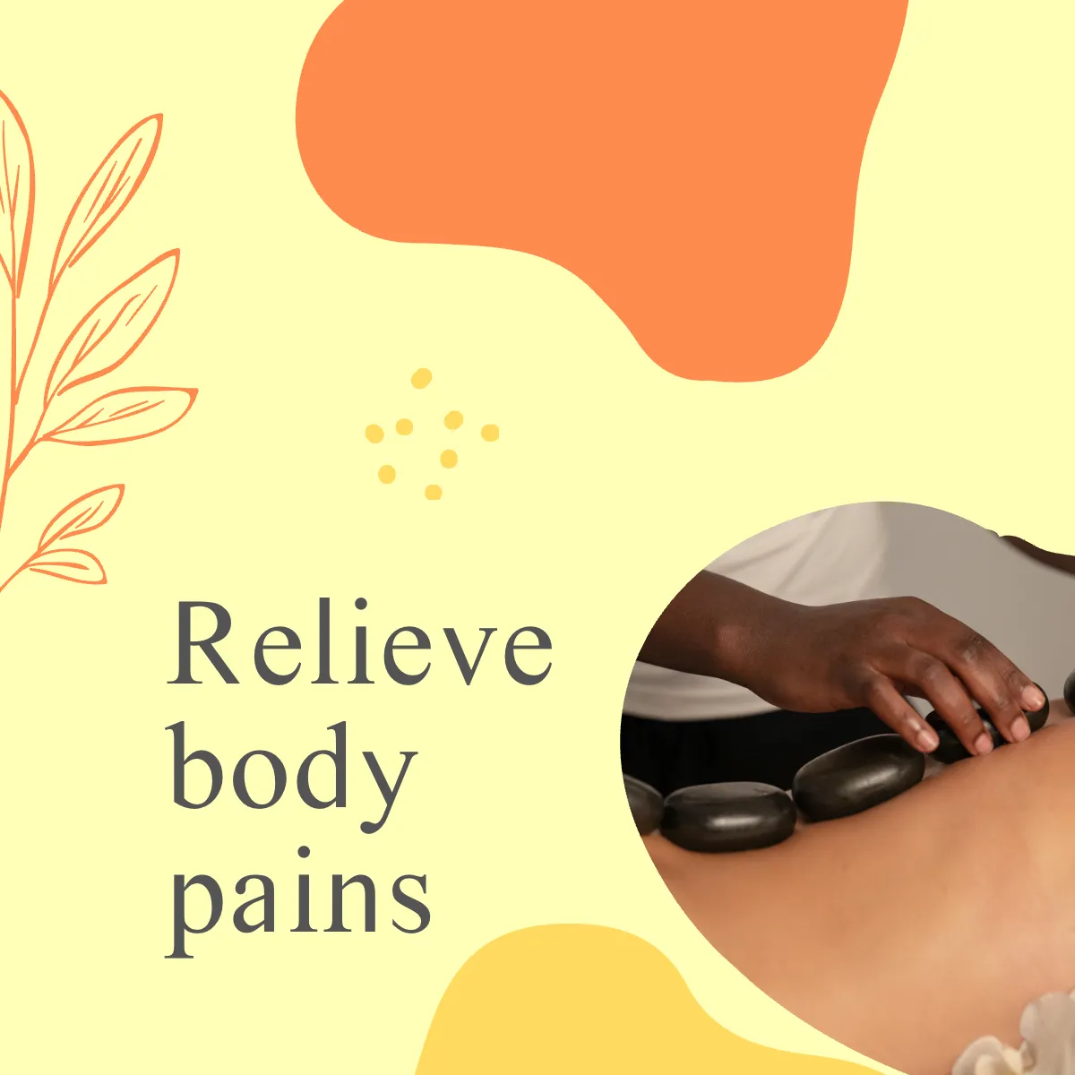 Free Simple Massage Puzzle Post, Instagram, Facebook Template to Edit Online