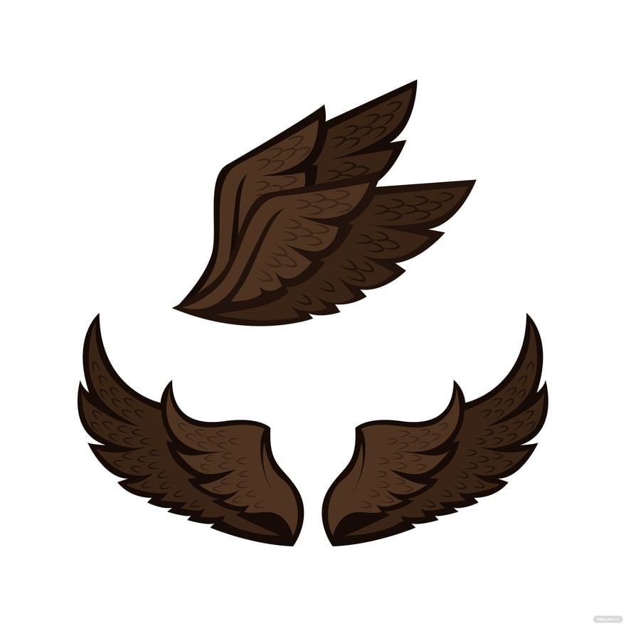 Eagle Wings Vector in Illustrator, EPS, SVG, JPG, PNG