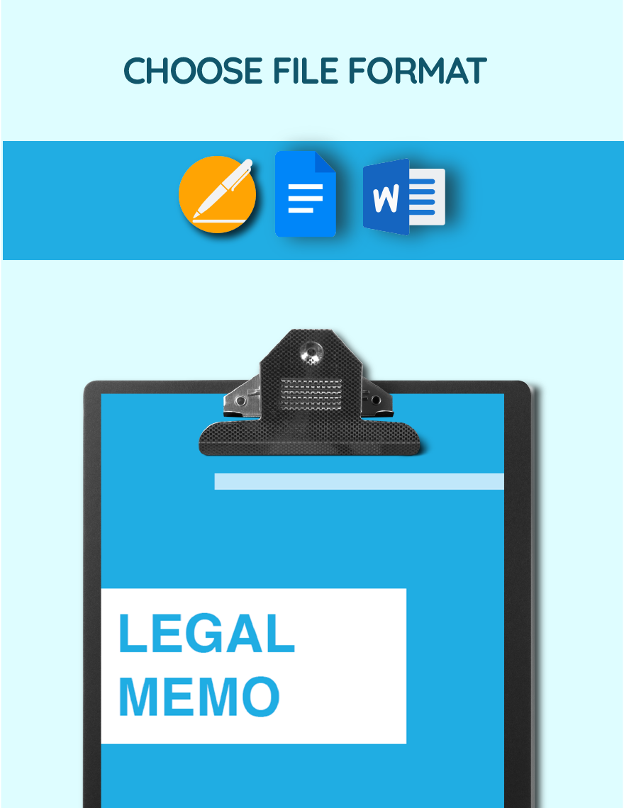 Legal Memo Template Word, Google Docs, Apple Pages