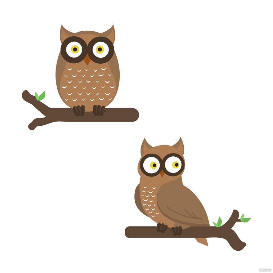Owl Vector in Illustrator, EPS, SVG, JPG, PNG