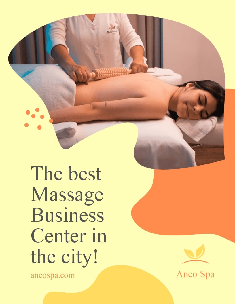Massage Business Flyer Template
