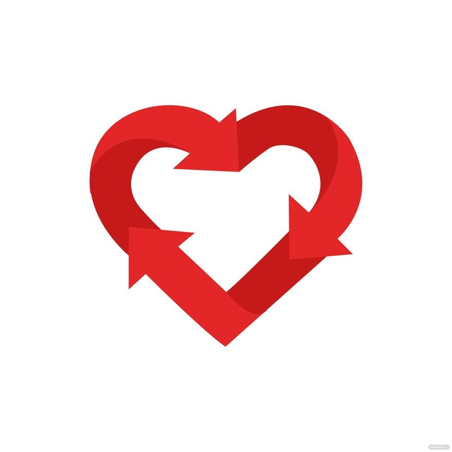 Free Recycle Heart Vector
