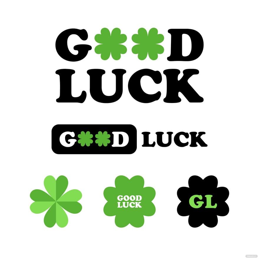 Free Good Luck Logo Vector in Illustrator, EPS, SVG, JPG, PNG