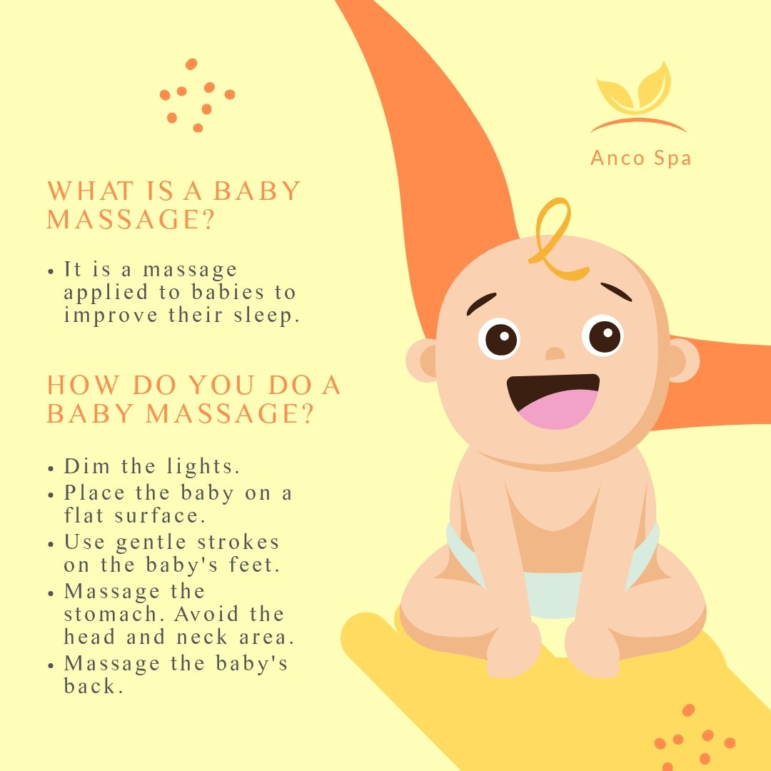 Baby Massage Infographic Post Template
