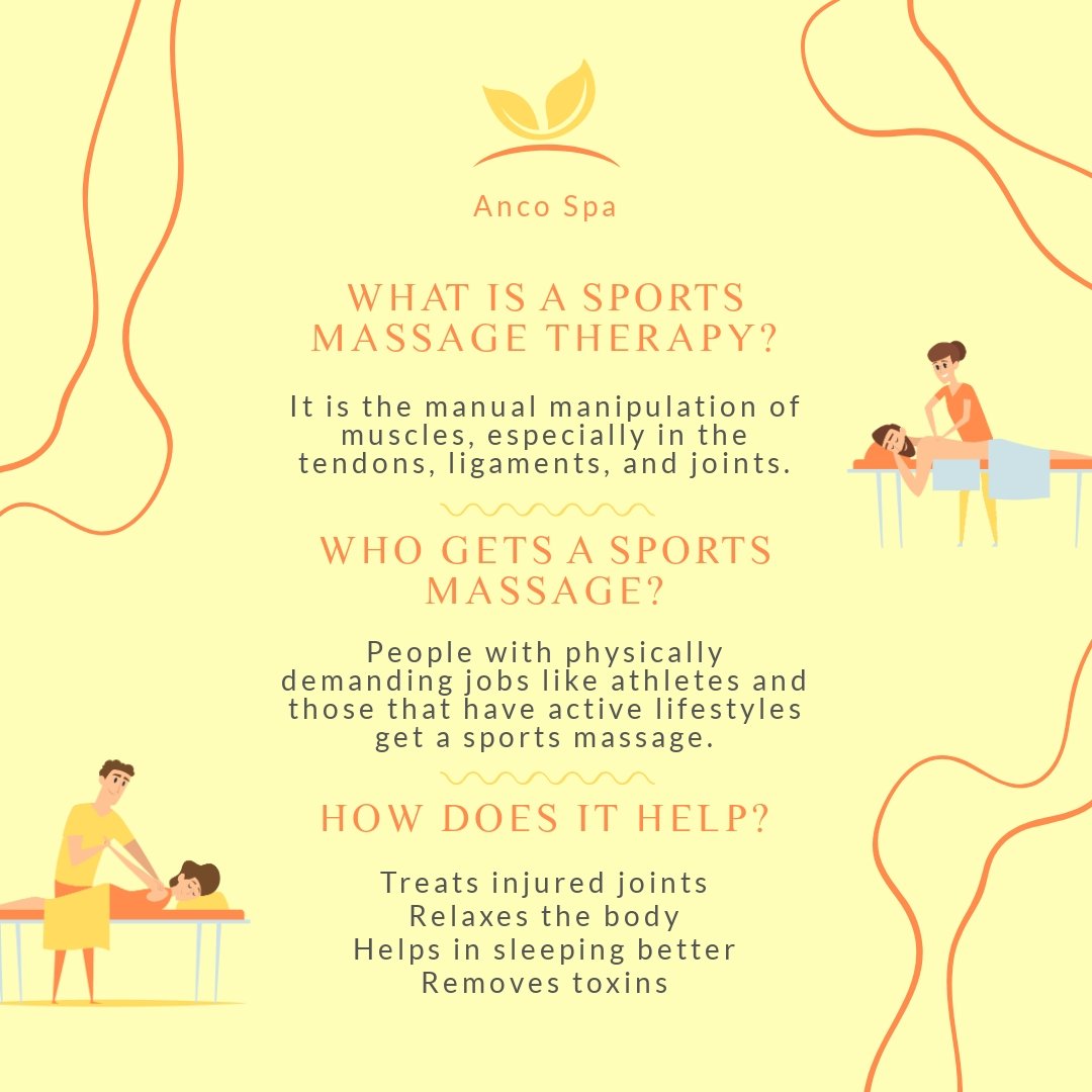Free Sports Massage Post Template.net