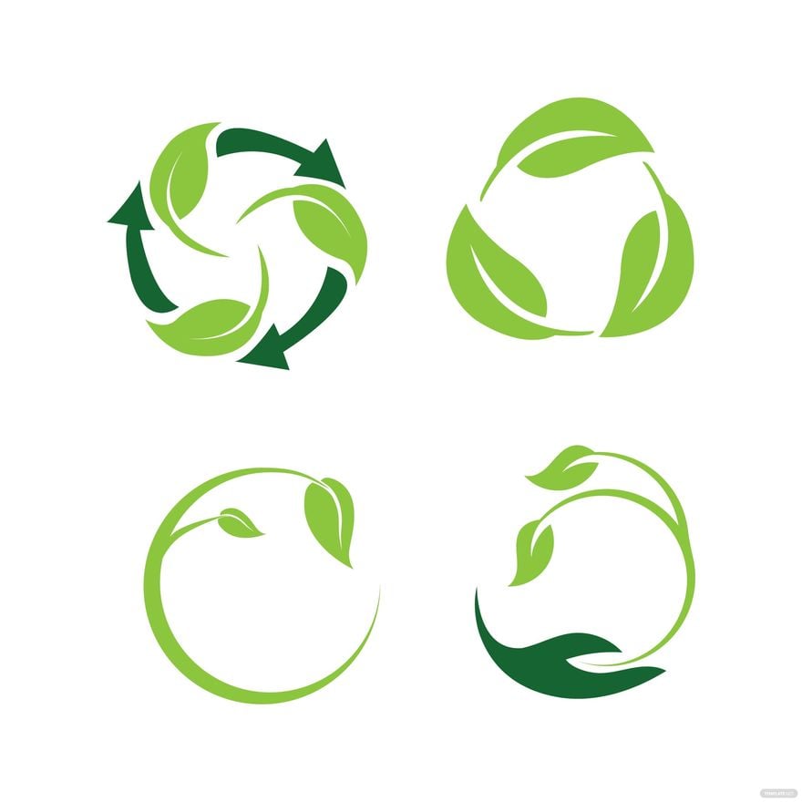 Free Recycle Leaf Vector
