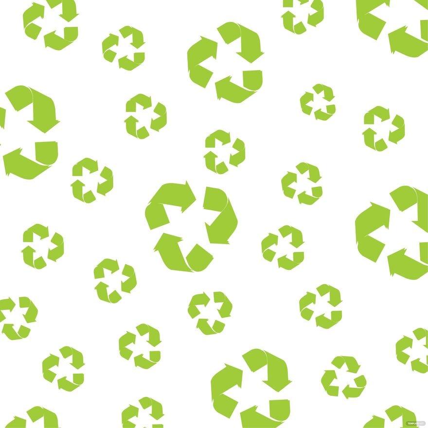 Free Recycle Pattern Vector