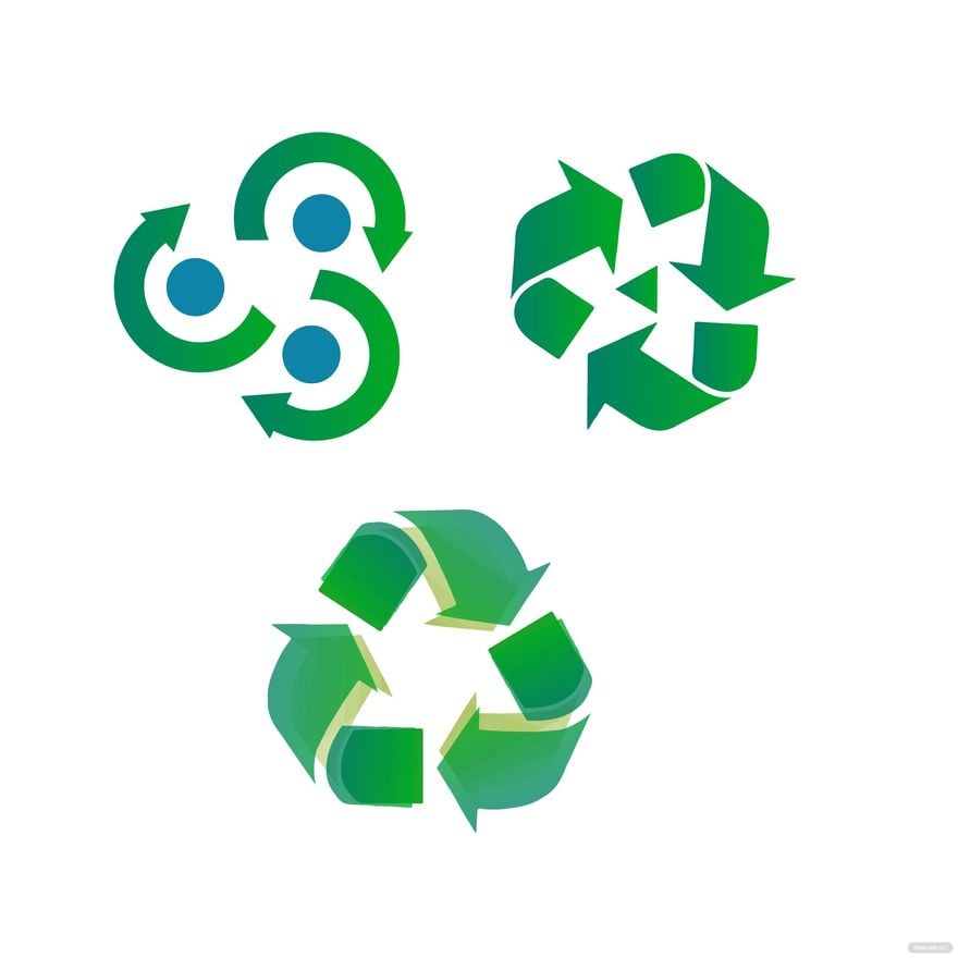 Cool Recycle Vector in Illustrator, EPS, SVG, JPG, PNG