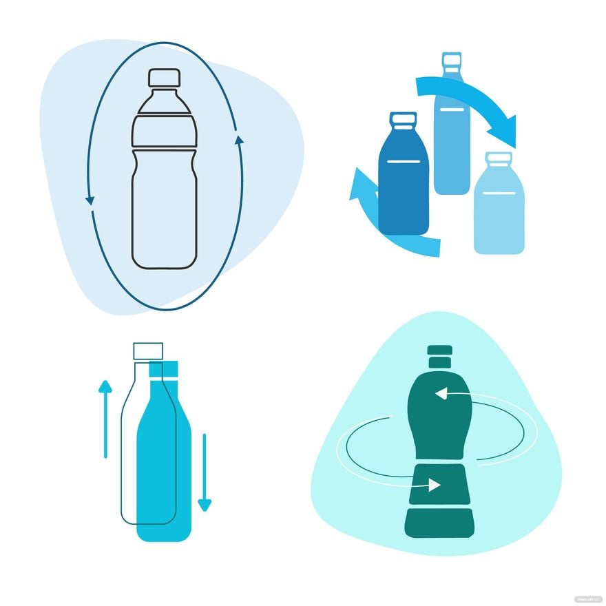 Free Recycled Bottle Vector