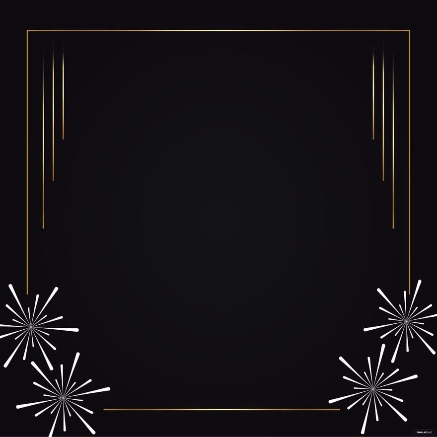 Free New Year Frame Vector