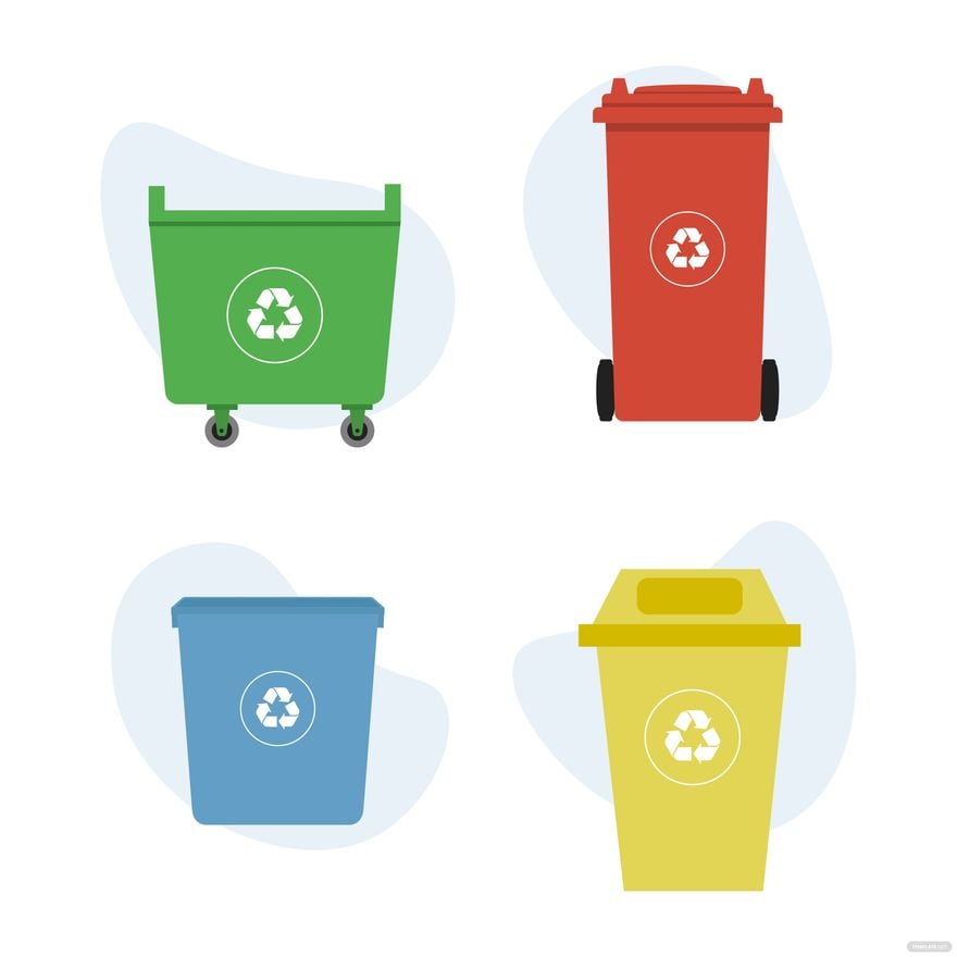 Free Recycle Bin Vector Download in Illustrator, EPS, SVG, JPG, PNG