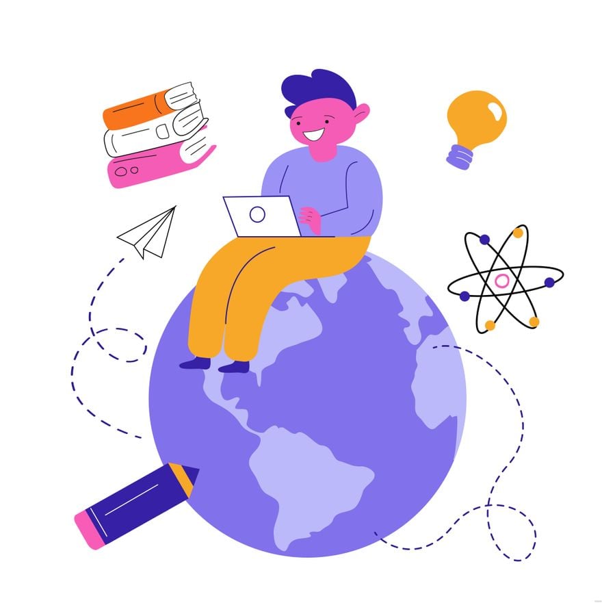 Global Education Illustration