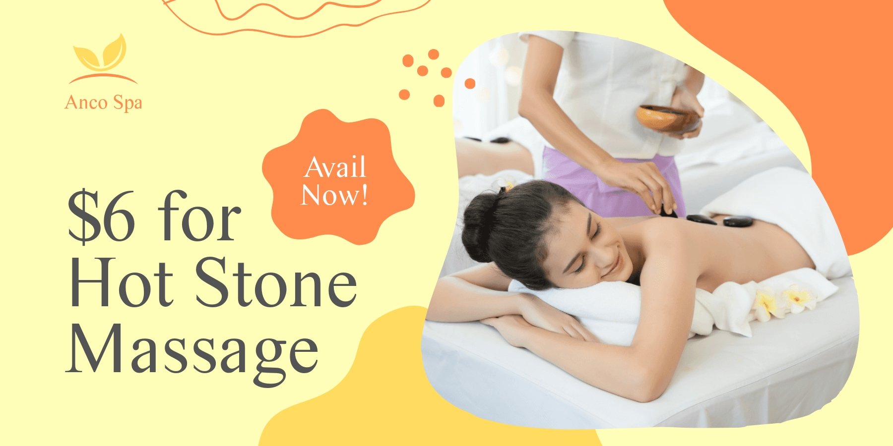 Stone Massage Promotion Banner Template