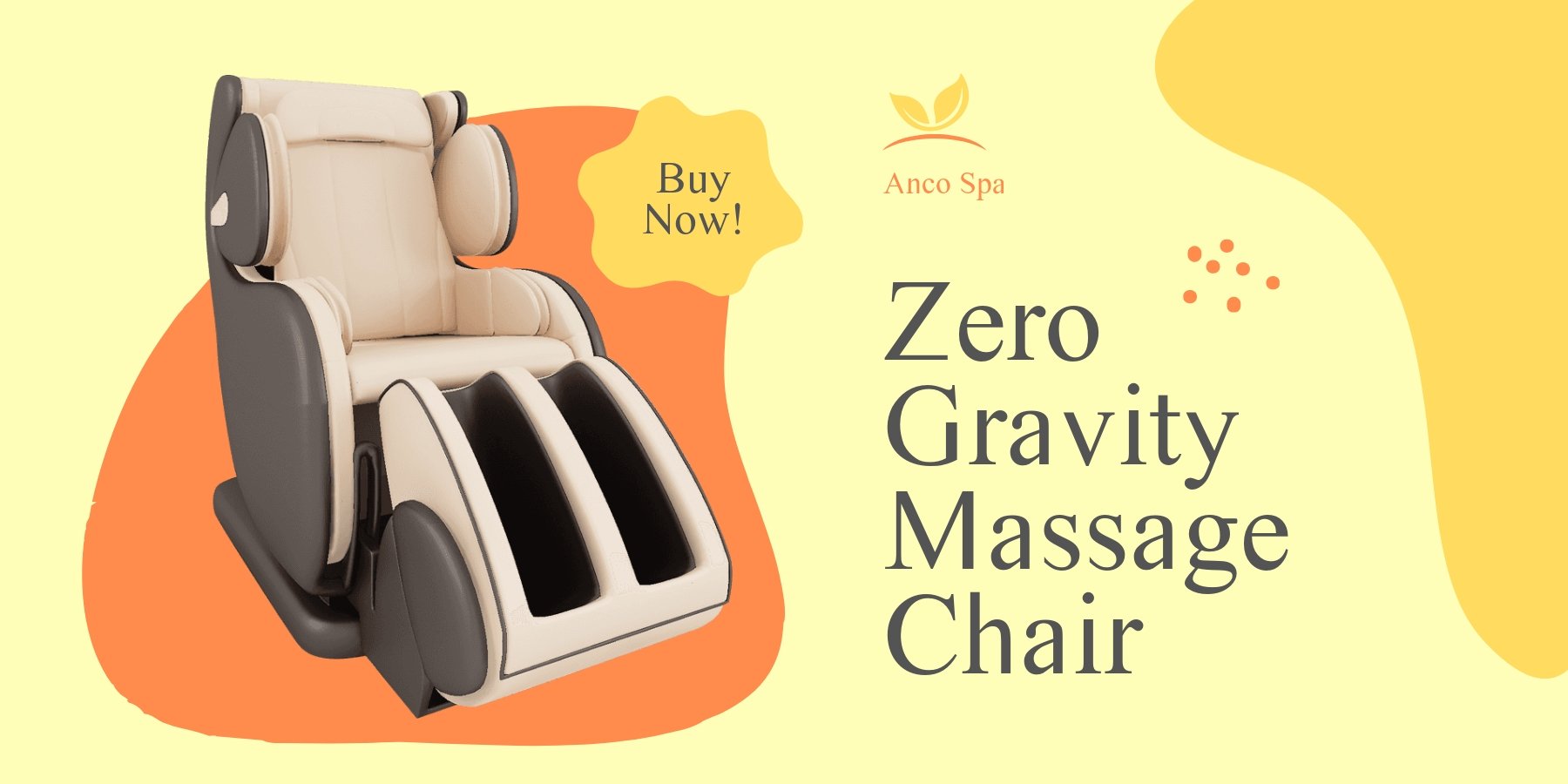 Massage Chair Promotion Banner Template