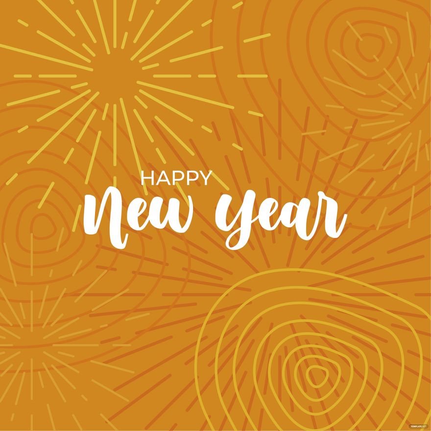 Free Happy New Year Background Vector