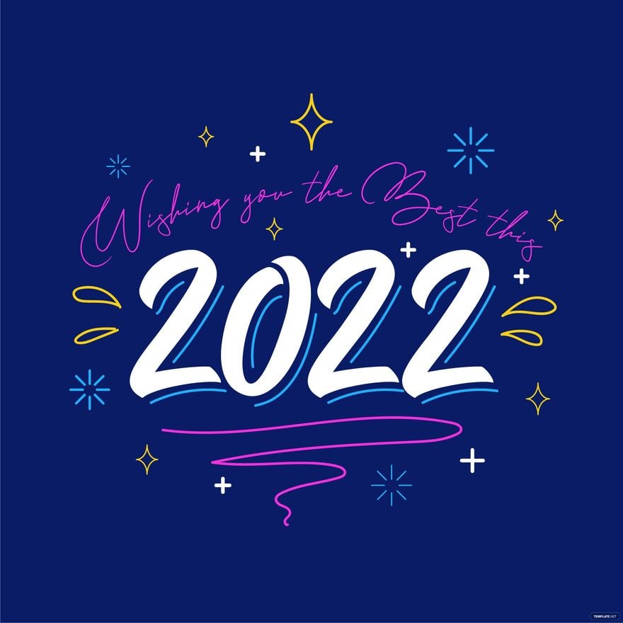 Free New Year Wishes Vector