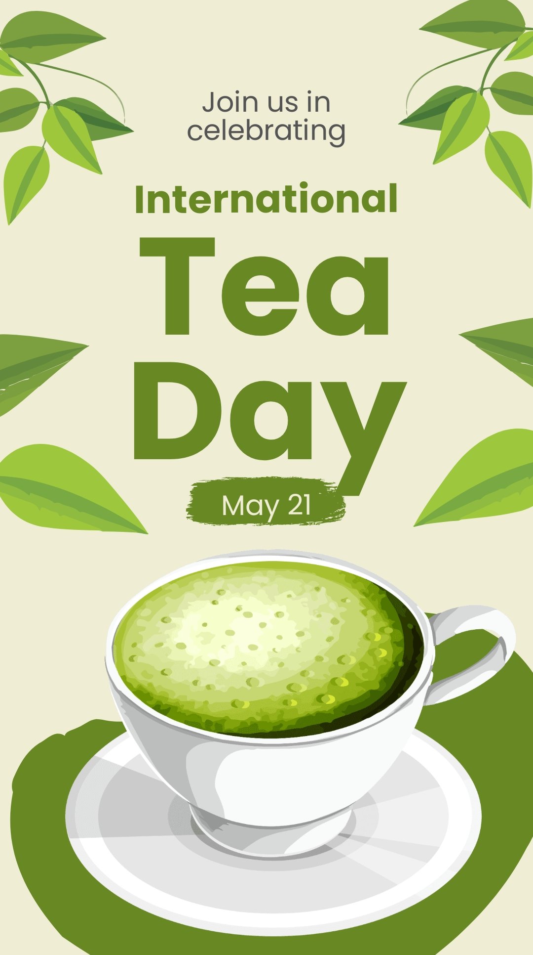 International Tea Day Instagram Story