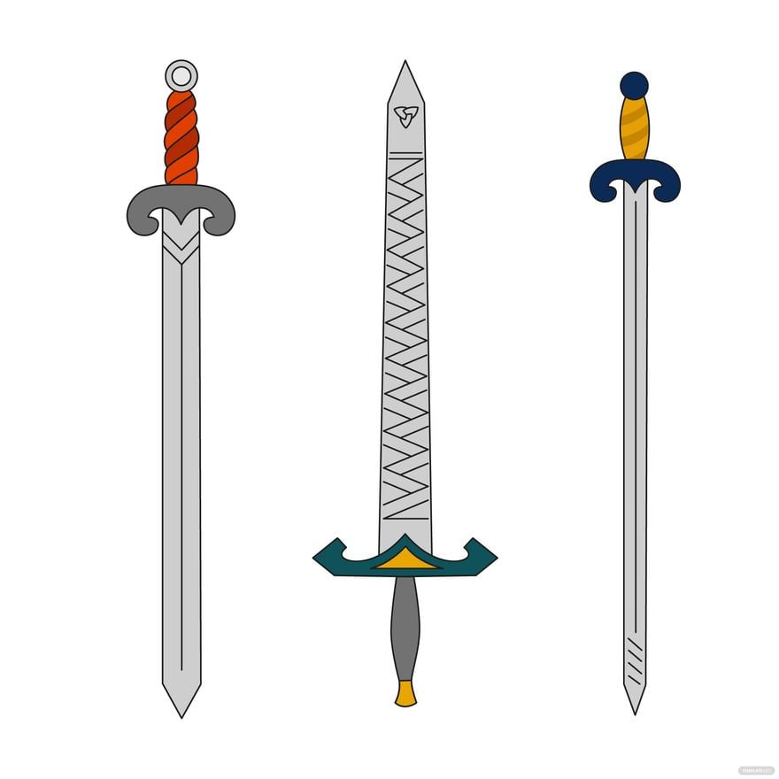 Celtic Sword Vector in Illustrator, EPS, SVG, JPG, PNG