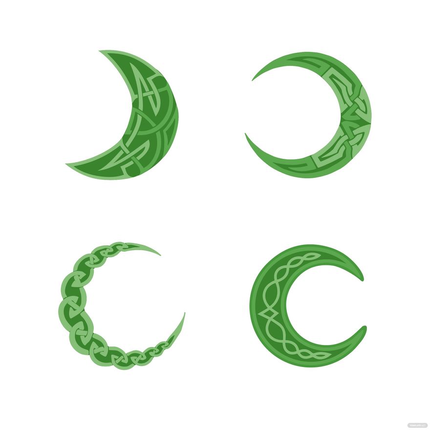 Celtic Moon Vector in Illustrator, SVG, JPG, EPS, PNG - Download | Template.net