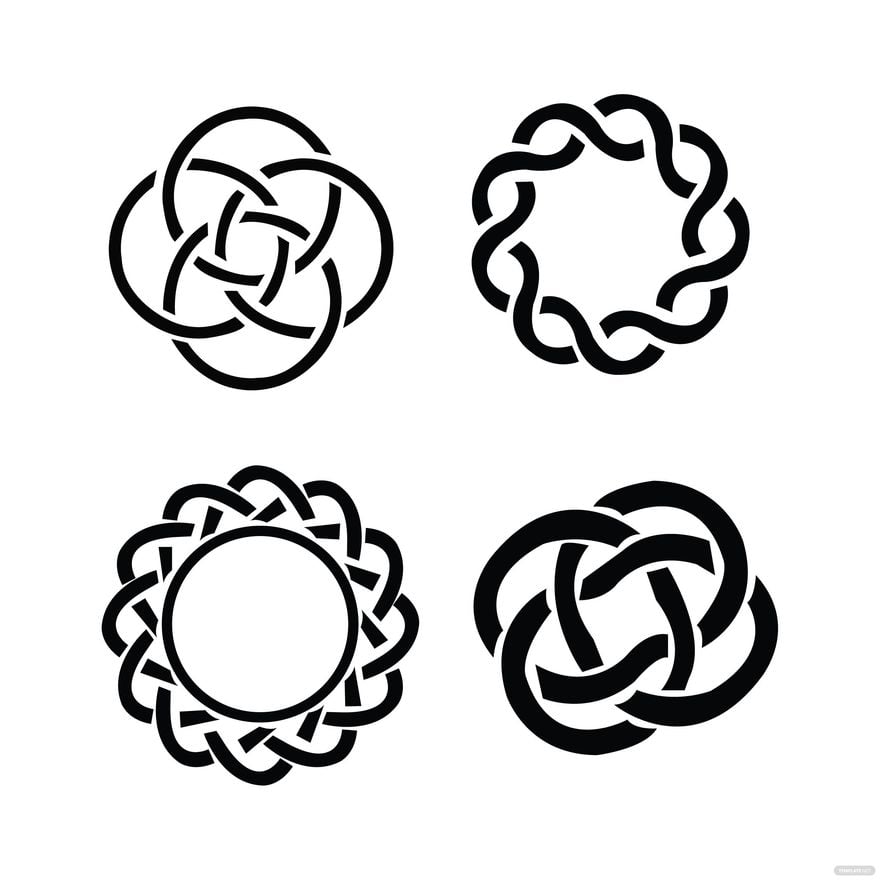 Celtic Circle Vector in Illustrator, EPS, SVG, JPG, PNG
