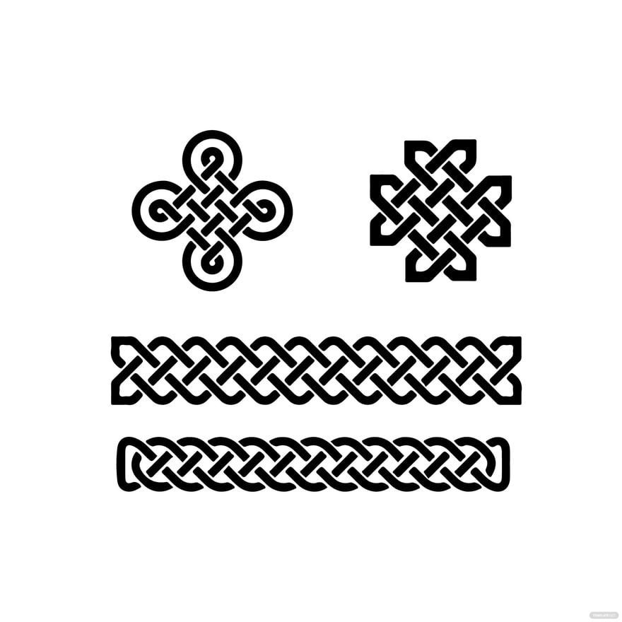 Traditional Celtic Vector in Illustrator, EPS, SVG, JPG, PNG