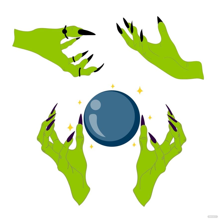 Witch Hand Vector