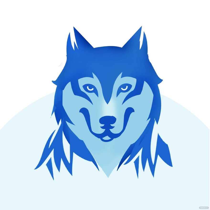 Free Smiling Wolf Vector