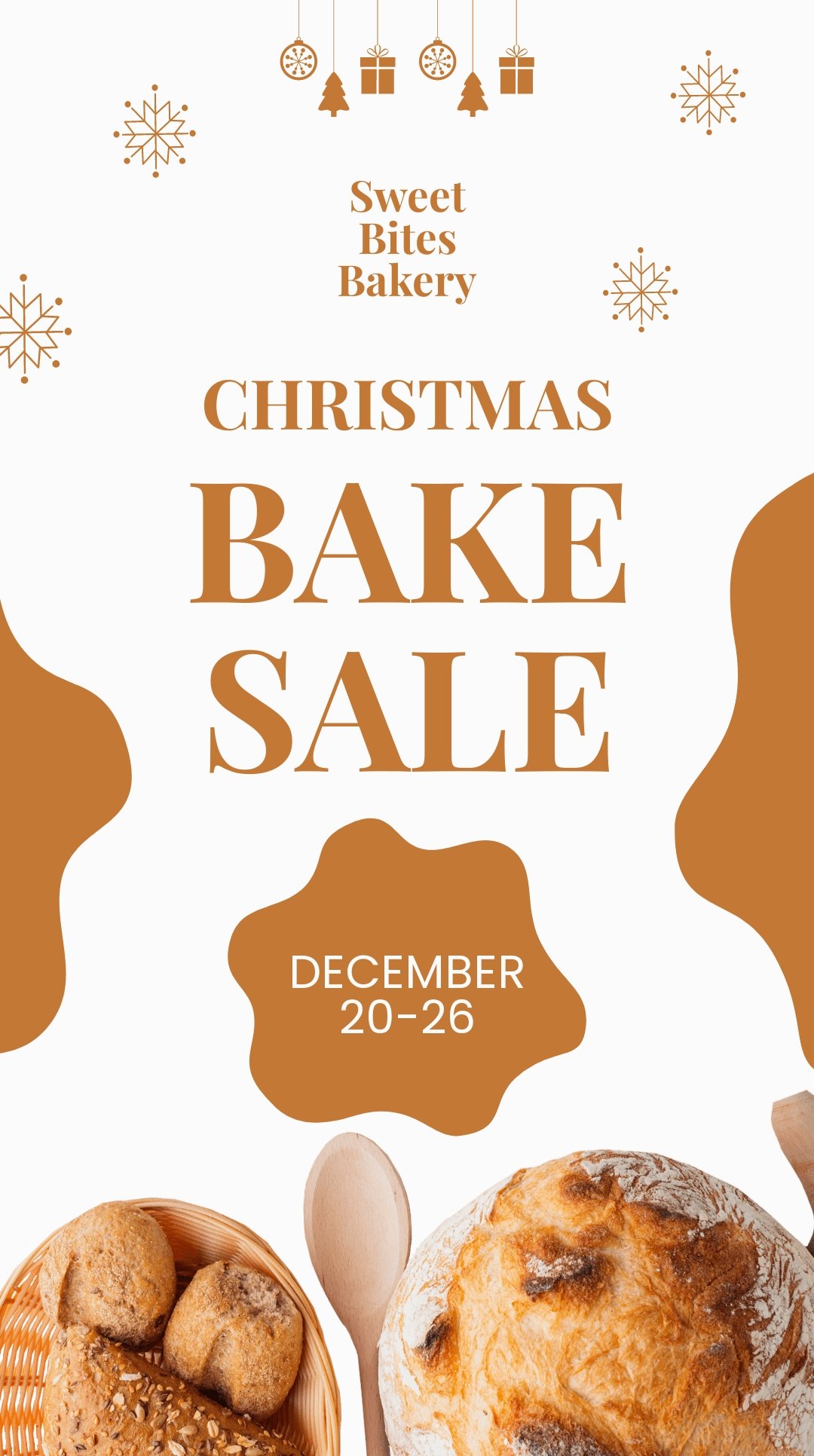 Christmas Bake Sale Instagram Story Template