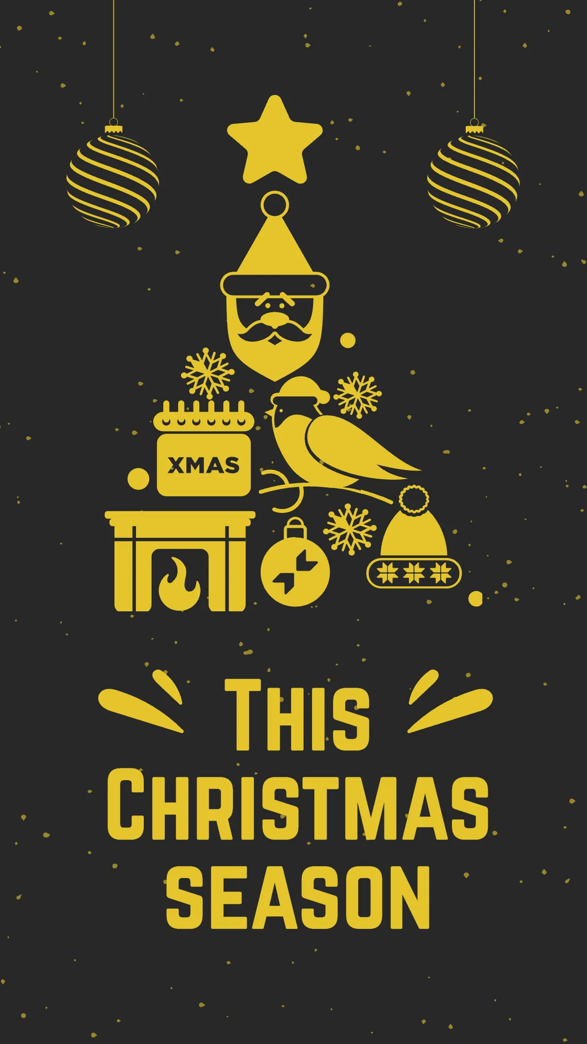 Free Christmas Sale Promotion Instagram Story Template to Edit Online