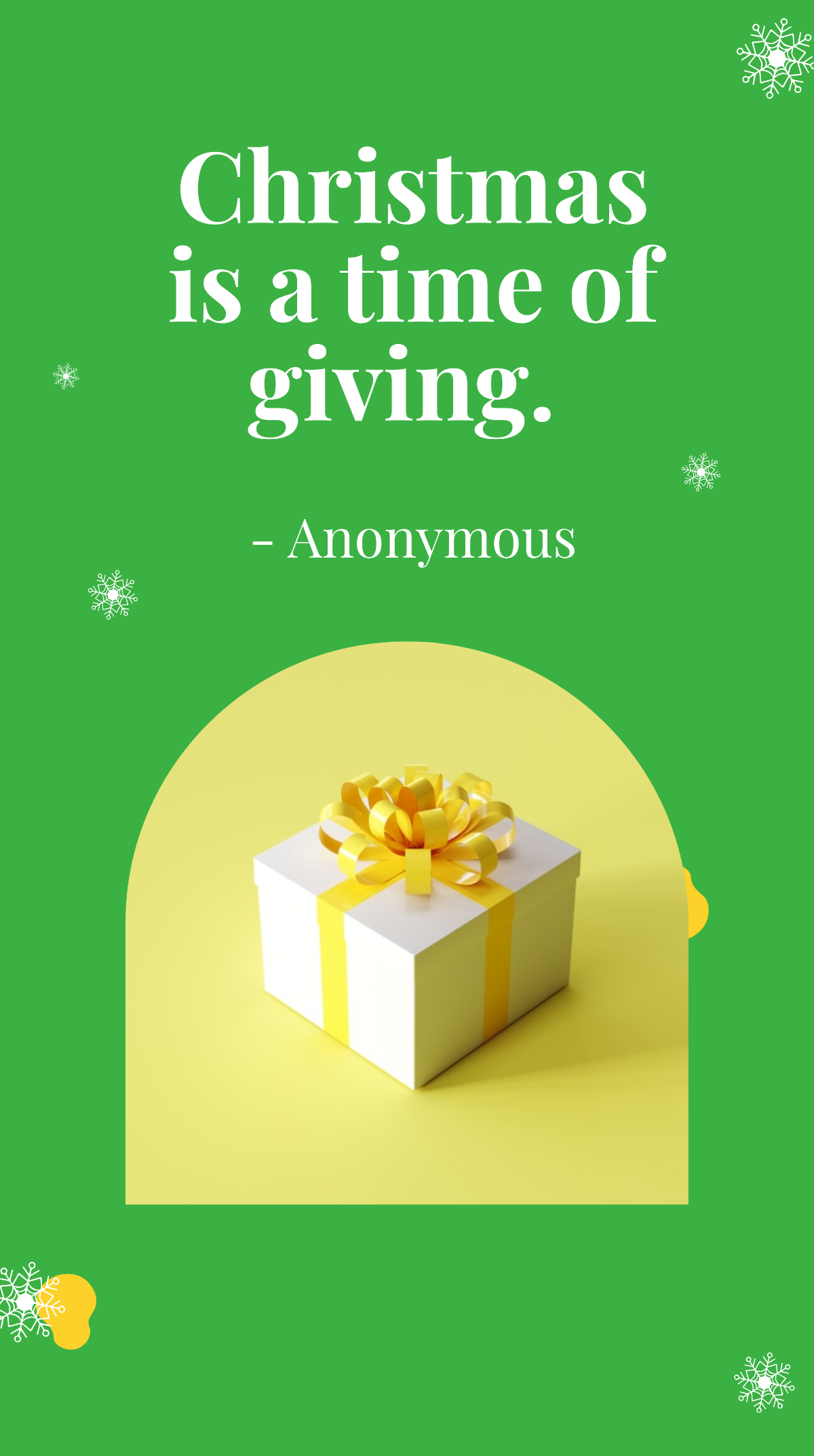 Free Christmas Quote Instagram Story Template