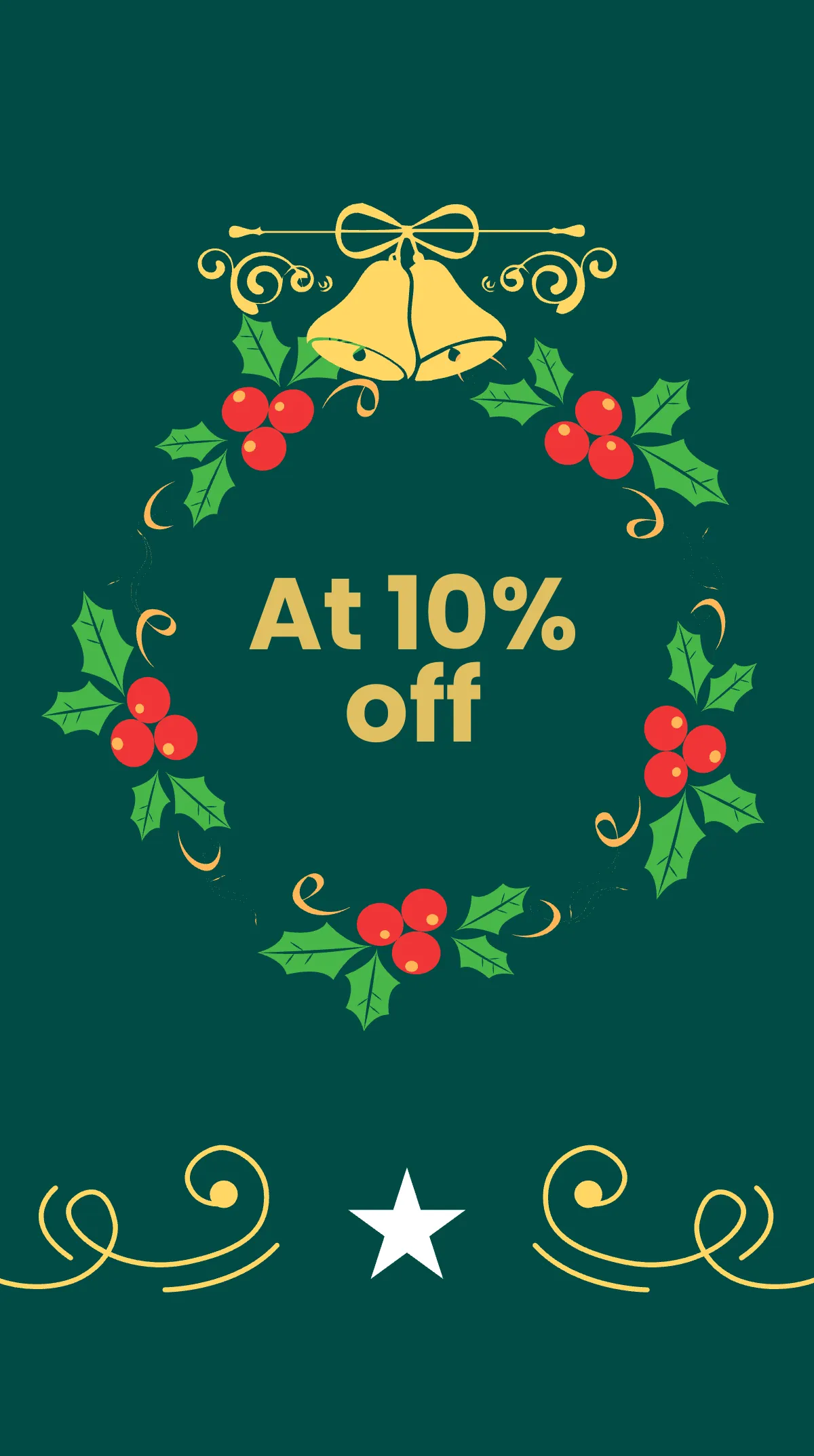 Free Christmas Gift Sale Instagram Story Template to Edit Online