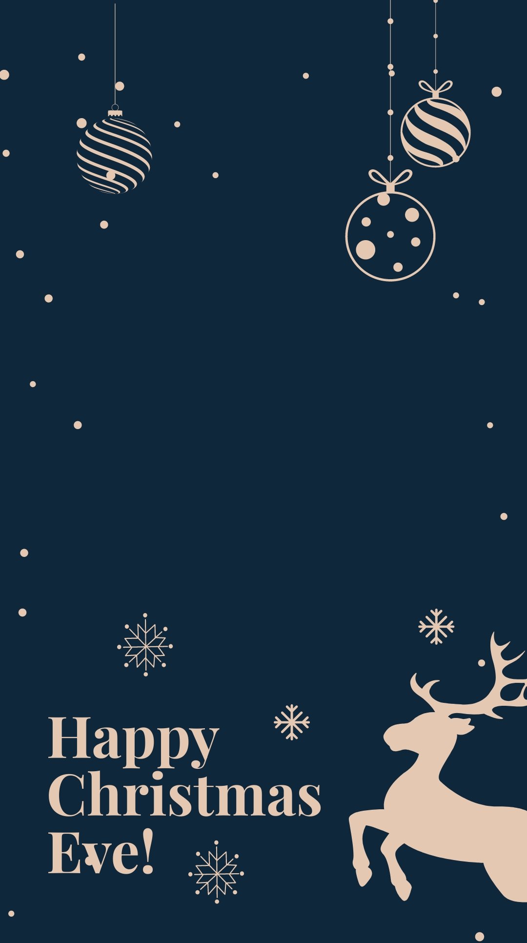 Free Christmas Eve Snapchat Geofilter Template