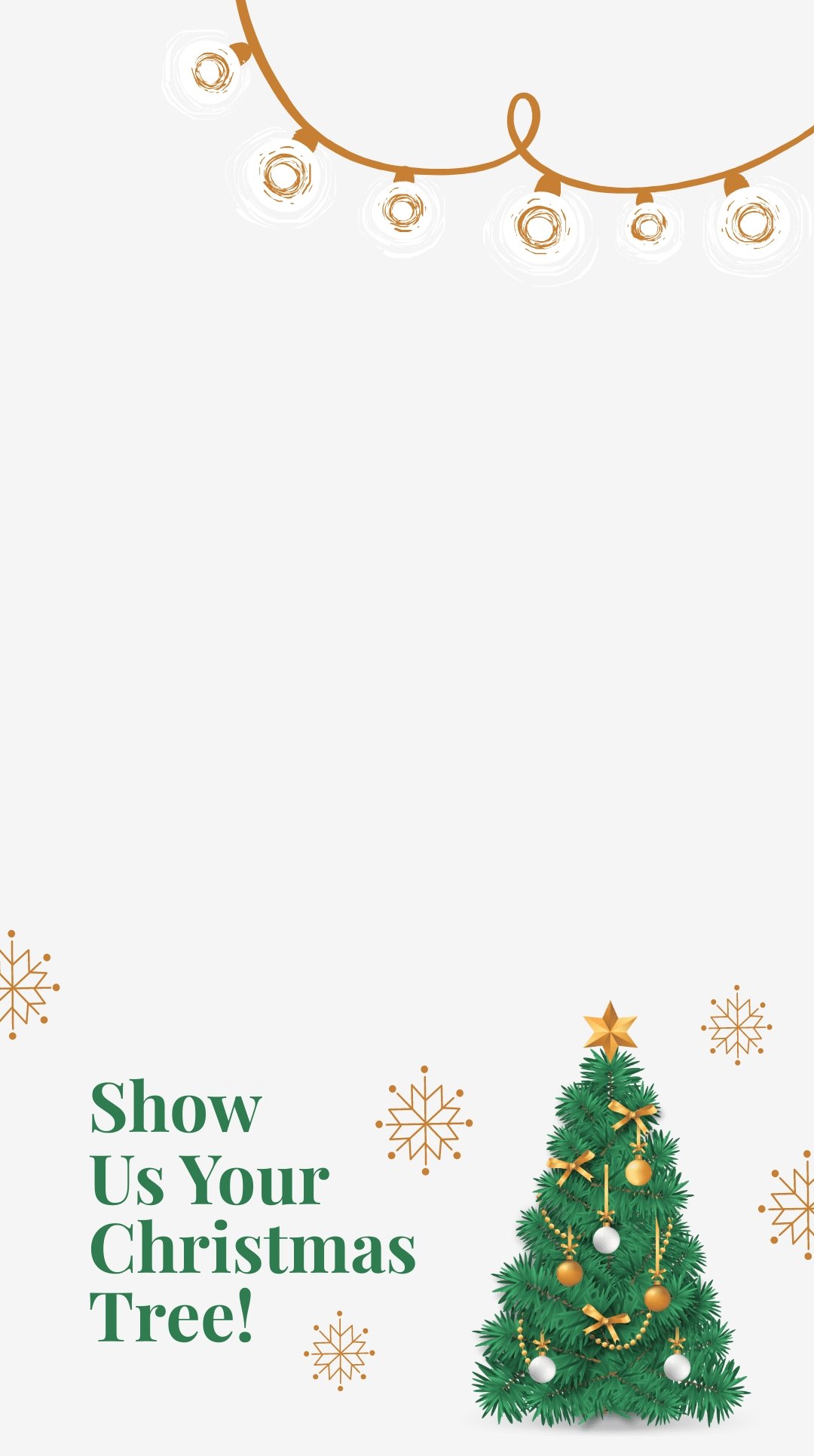 Christmas Tree Snapchat Geofilter Template