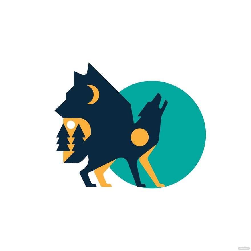 Free Simple Wolf Vector