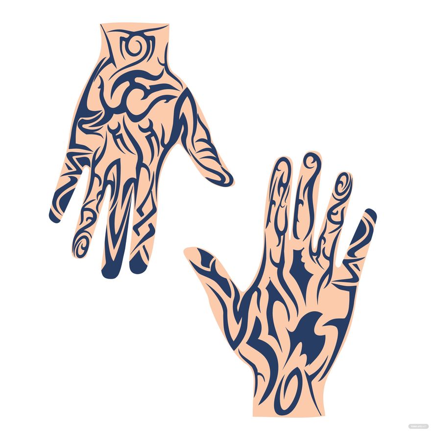 Free Tribal Hand Vector