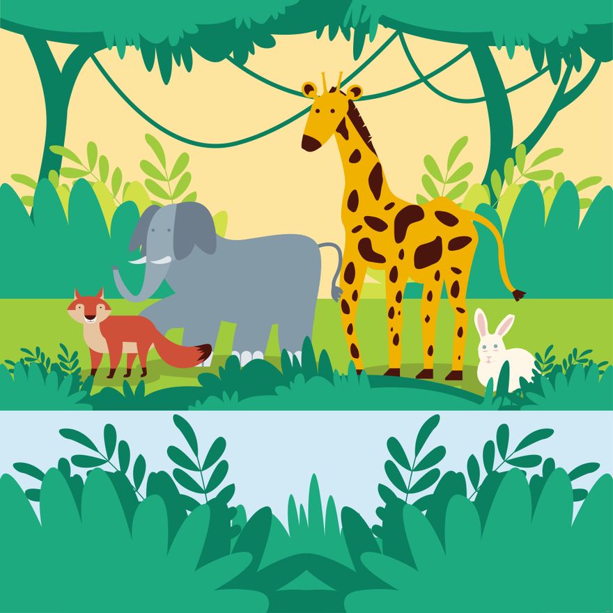 Free Wildlife Illustration in Illustrator, EPS, SVG, JPG, PNG