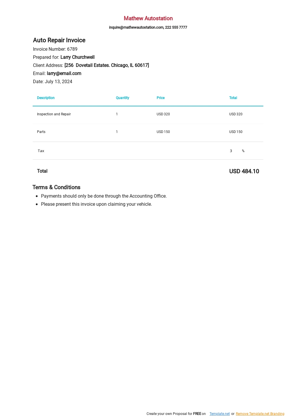 make invoices with adobe